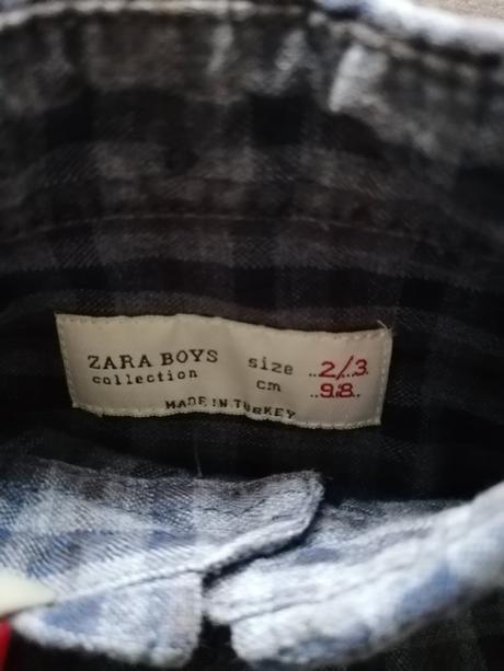 Károvaná košeľa, zara,98