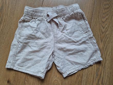 Ľanové šortky, h&m,104