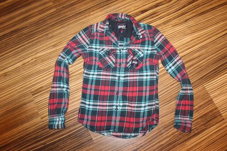 Dámska flanelová košeľa superdry v. xxs, superdry,xs