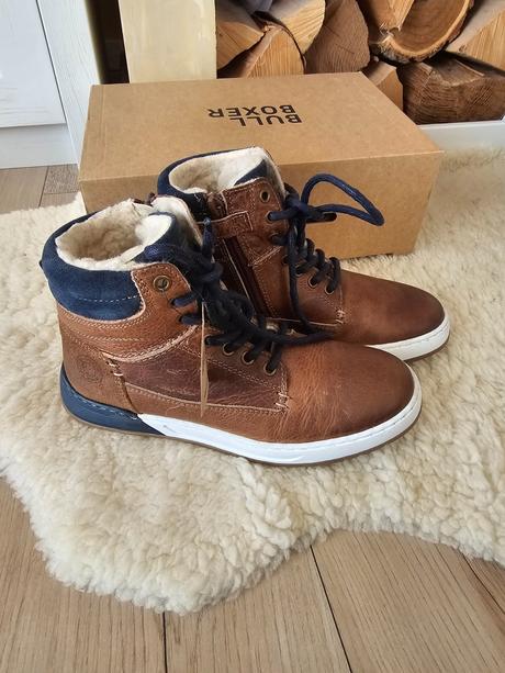 Zimné kožené topánky, 34