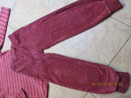 Velúrové pyžamo od tchibo, 116