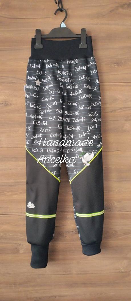 Zimné softshellky kombin.s reflexnym prvkom, 74 - 164