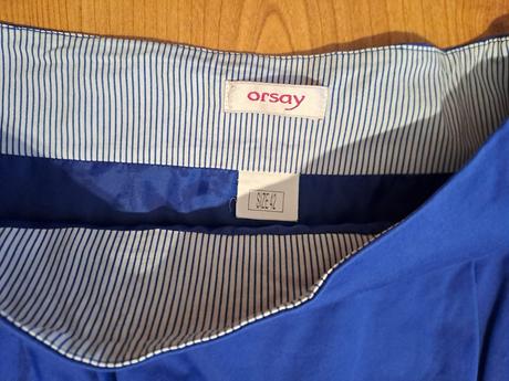 Midi sukňa modrá orsay vel.42, orsay,42