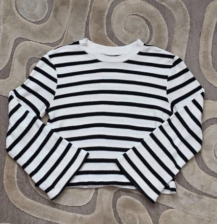 Crop sveter, s