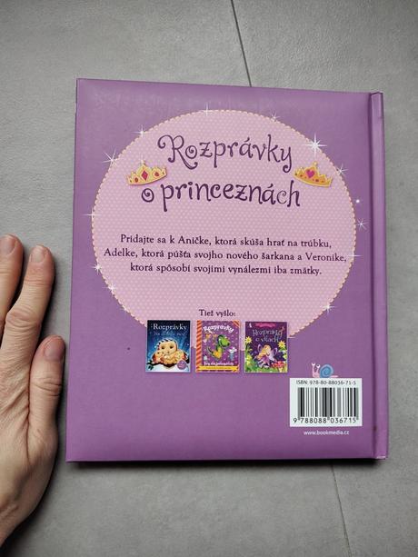 2 knihy rozprávky o vílach a princeznách, 