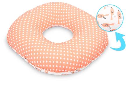 Sensillo popôrodný vankúš pomarančové/bodky, 