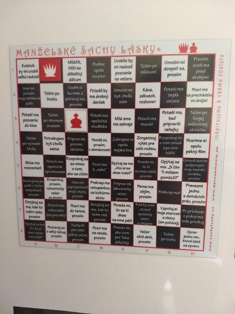Manželské a rodinné šachy lásky - magnetické,