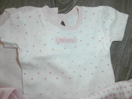 Balík 5ks body s krátkym rukávom, 50–62