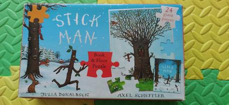 Floor puzzle stick man zachovalé,