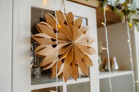 Velka vianocna 3d hviezda - vločka nova, je pevna, 