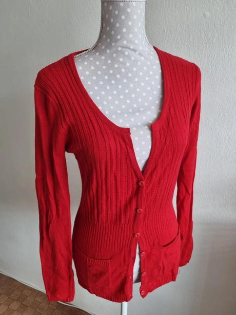 Červený svetrík mango veľ. m, mango,m