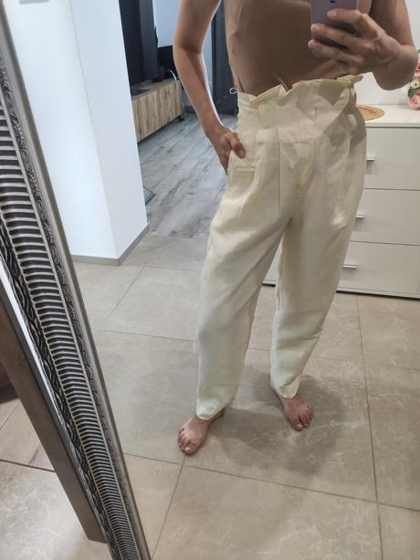 Ľanové nohavice, gina,s