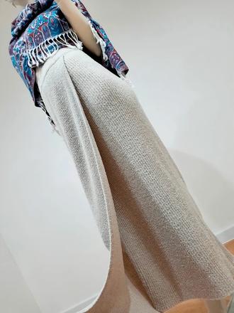 Úpletová maxi sukňa, m