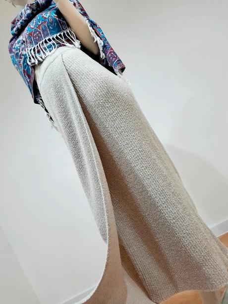 Úpletová maxi sukňa, m