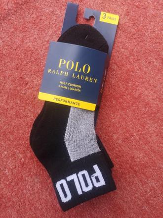 Ralph lauren ponožky 3 páry 36-42, ralph lauren,36 - 42