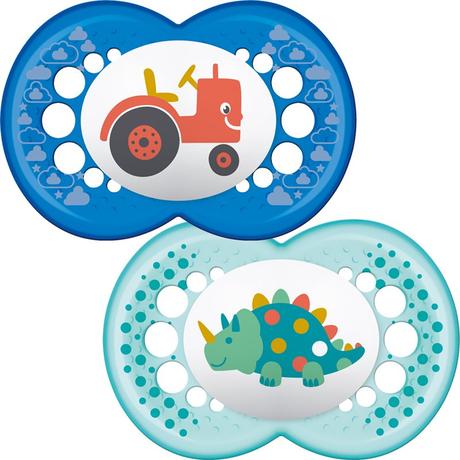 Mam cumlík silikónový original 2ks, 6m+, mam