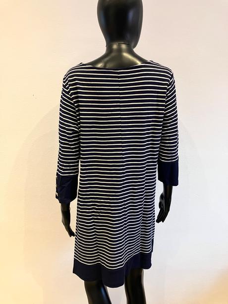 Dámske pásikavé šaty, xl