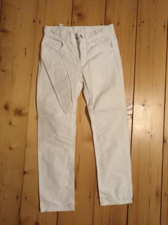 Biele nohavice, benetton,128