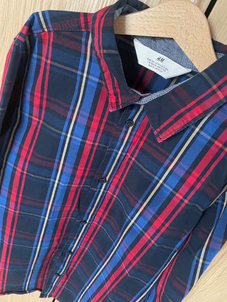 Kockovaná košela, h&m,152