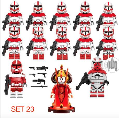 Rôzne figúrky star wars 8 (8ks) typ lego - nové,