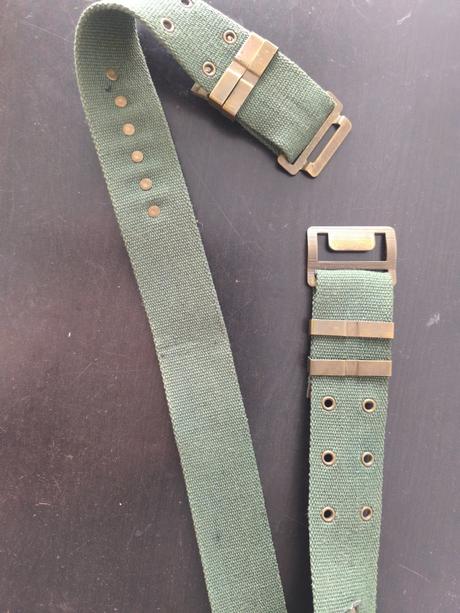 Vojenský textilný opasok, 