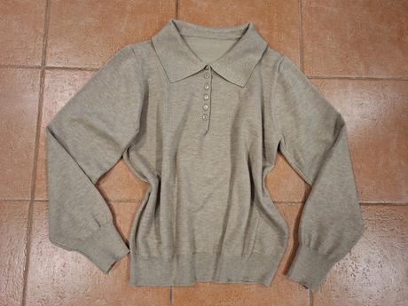 Camel svetrík s golierom, s