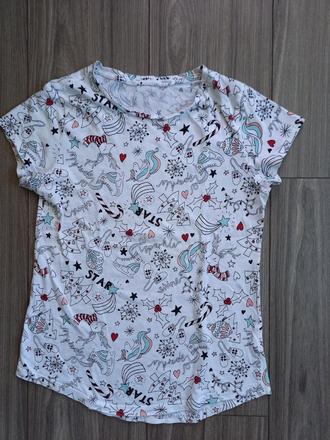 Vianočné zimné tričko, h&m,134