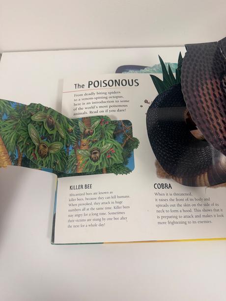 Pop up 3d kniha exreme animals,