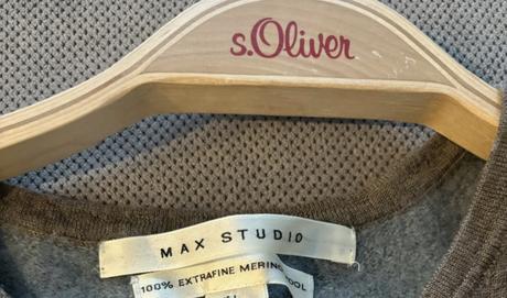 Maxmara pulover z 100 percent merino vlny xs, s