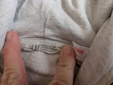 Mikina marvel, h&m,122