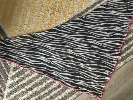 Zebrová šatka 110/134, h&m,116