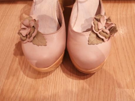 Dámske sandále-kožené platformy., 36