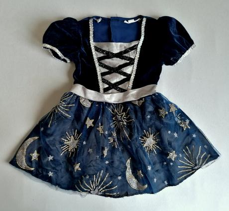 Čarodejnica / noc karnevalové šaty veľ. 98,