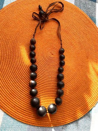 Naturálne drevené korále,