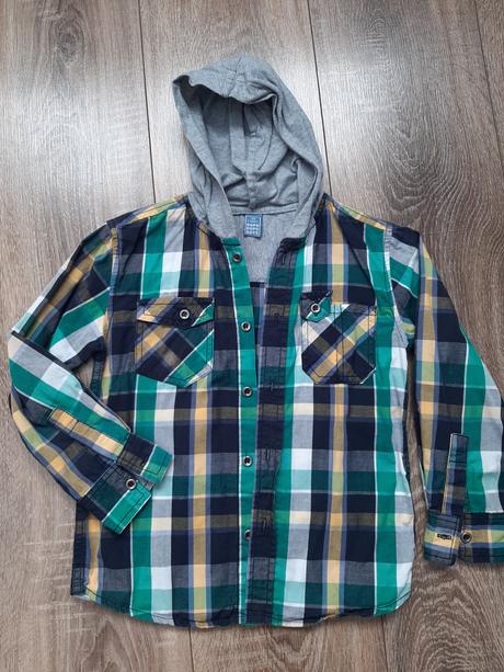 Chlapčenská košeľa s kapucňou, dopodopo,104