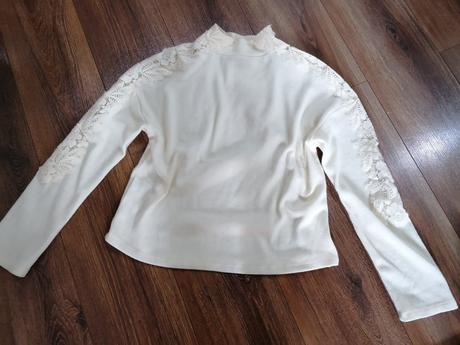 Svetrík s krajkou, clockhouse,s