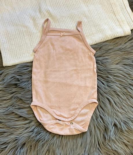 Dievčenské body s mašličkou ružové h&m (74), h&m,74