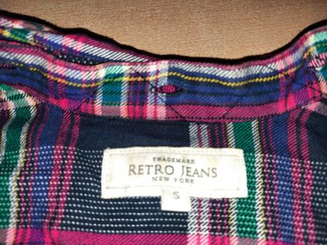 Košeľa retro jeans veľ.s, s