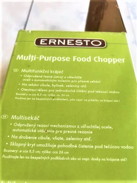 Ručný sekáčik ernesto,