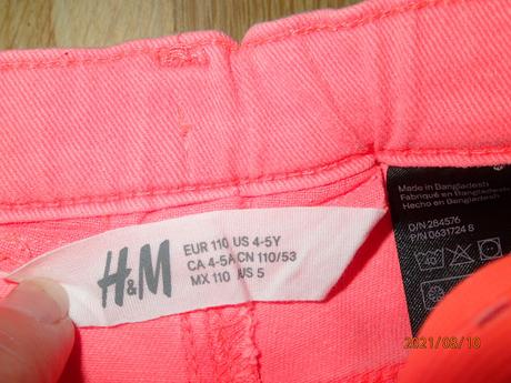 Kraťay hm, h&m,110