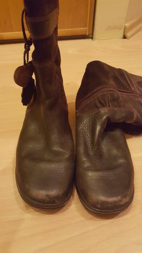 Kožené čižmy clarks, č.32, clarks,32