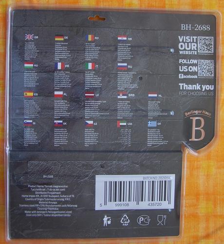 Nova suprava nožov 7 kusov,