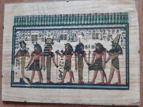 Vzácne papyrusové obrazy,