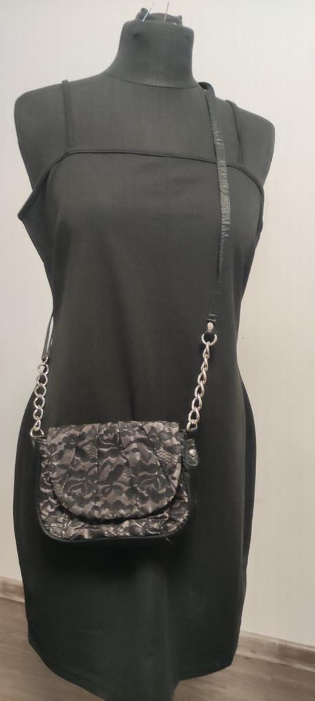 Šaty s kabelkou, fishbone,xl