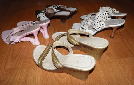 Sandálky, veľmi pekné, cena spolu za 4kusy, 37
