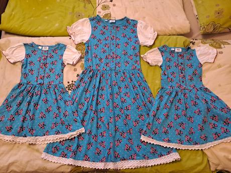 Šaty mama a dcéry, cena spolu, 110