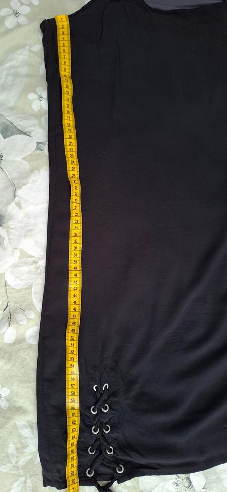 Cierne saty retro jeans, m