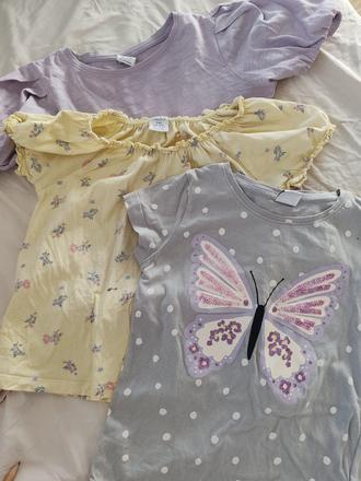 3x tricko lindex vel 104 s mini flakmi, lindex,104