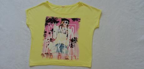 Pekné bavlnené voľné tričko, takko,158