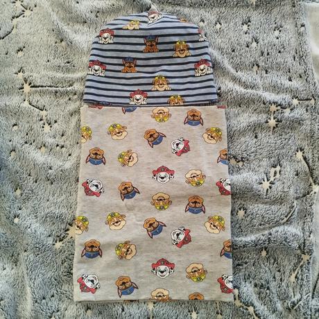 Čiapka a nákrčník labková patrola, h&m,104